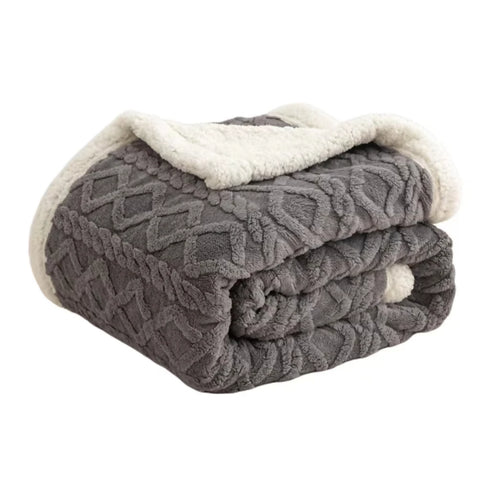 Portable Warm Fleece Throw